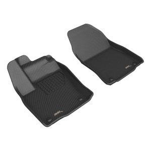 Nissan Kicks Floor Mats - Front - 3D MAXpider - Kagu - Black - `25-`26 Nissan Kicks Floor Mats - Front - 3D MAXpider - Kagu - Black - `25-`26